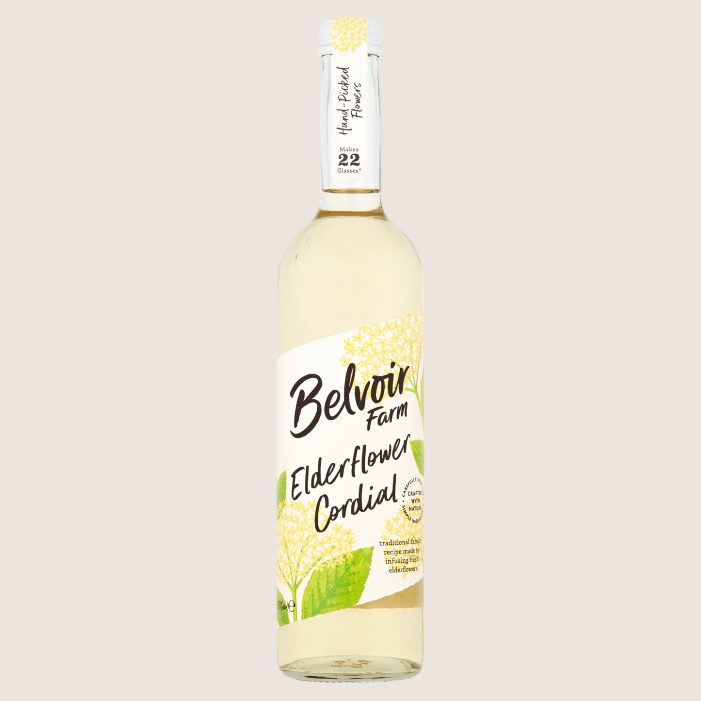 Belvoir Fruit Farms Elderflower Cordial No Artificial Additives 500ml
