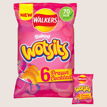 Walkers Wotsits Prawn Cocktail Crisps No Artificial Additives 6X13.5g