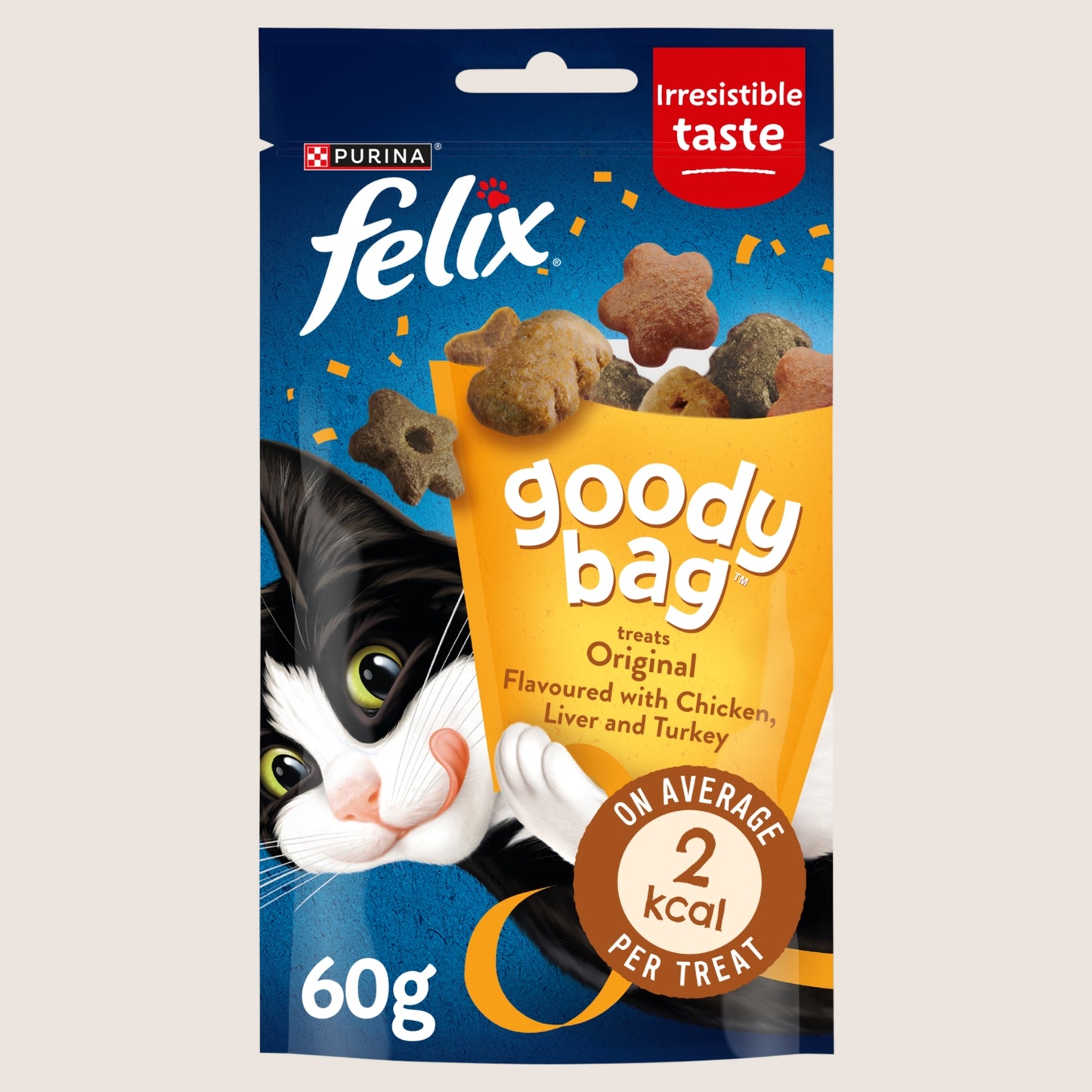 Felix Goody Bag Original Mix Cat Treats With Omega Oils 60g