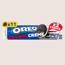 Oreo OREO Double Creme Cocoa Sandwich Cookies 11 cookies Free From Artificial Additives 154 g