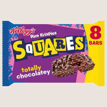 Kellogg's Rice Krispies Squares Delightfully Chocolatey Snack Bars Vitamin Fortified 8x36g