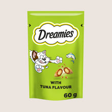DREAMIES Cat Treat Biscuits With Tuna Flavour Nutritionally Complete 60g