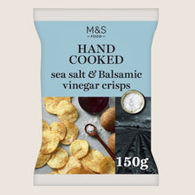 M&S Hand Cooked Sea Salt & Balsamic Vinegar Crisps 150 g