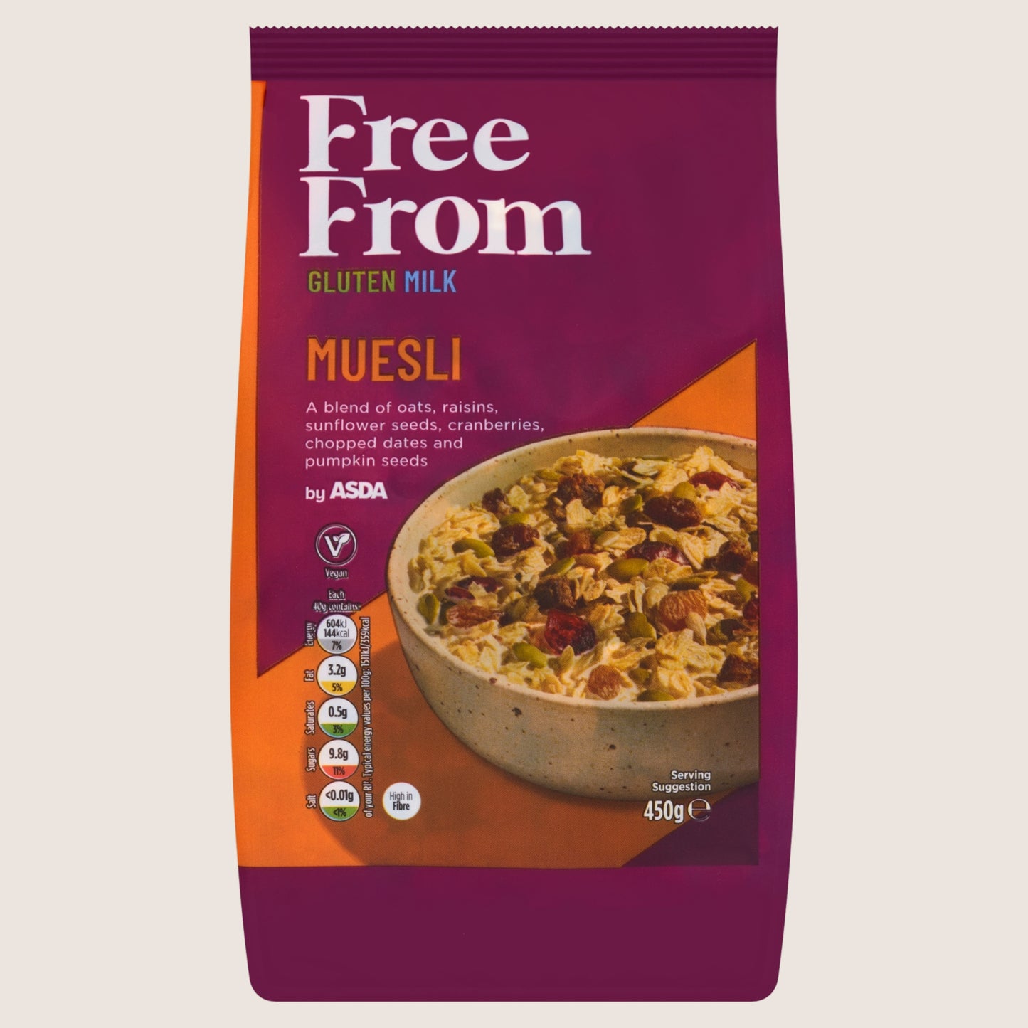 ASDA Free From Free From by Muesli Gluten Free 450g