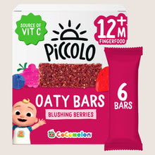 Piccolo Organic Cocomelon Oaty Bars Blushing Berries with Acerola 12+ Months 6 x 23g