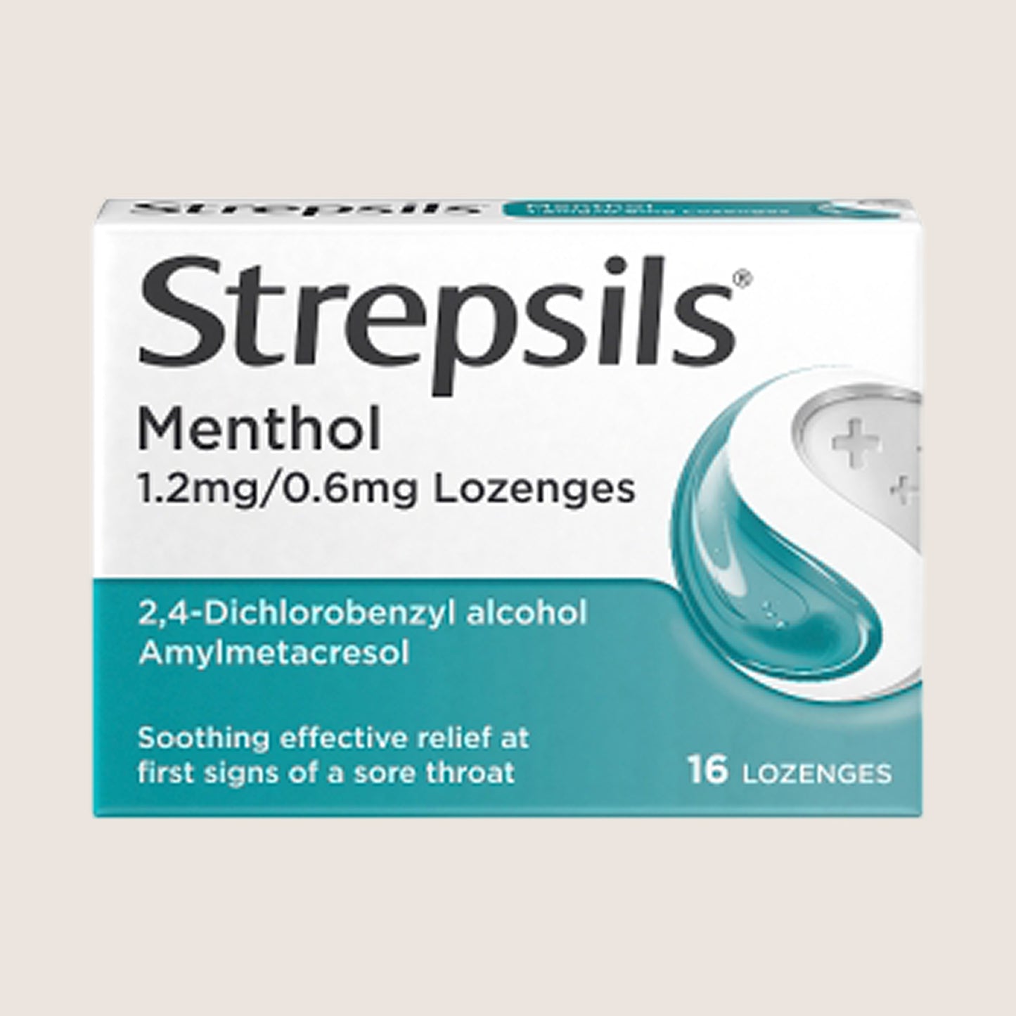 Strepsils Menthol Lozenges x16, for Sore Throat