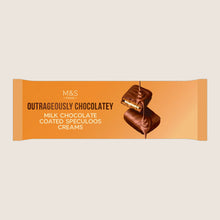 M&S Outrageously Chocolatey Milk Chocolate Coated Speculoos Creams 191 g