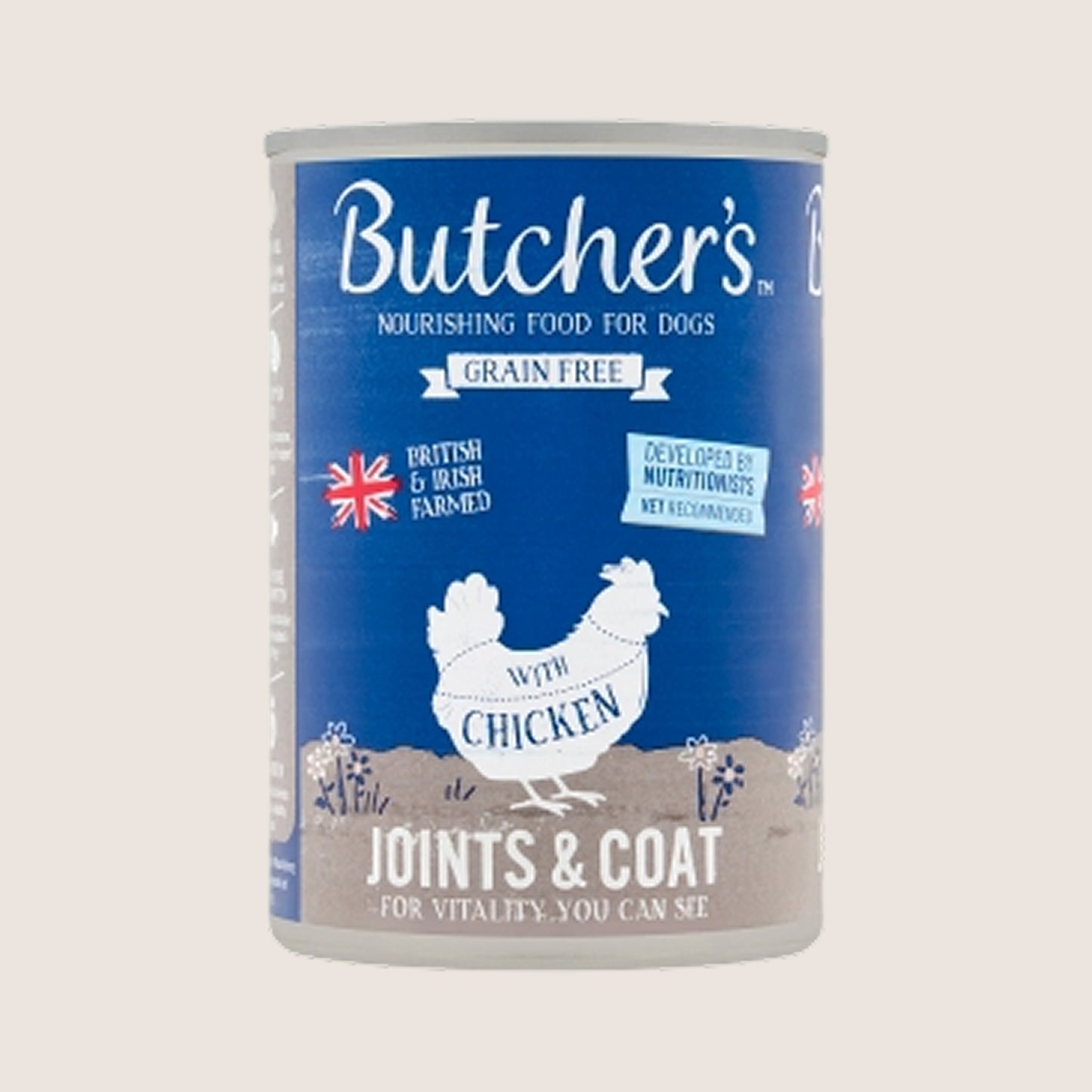 Butcher's Joints & Coat Nourishing Food for Dogs with Chicken Grain Free 390g