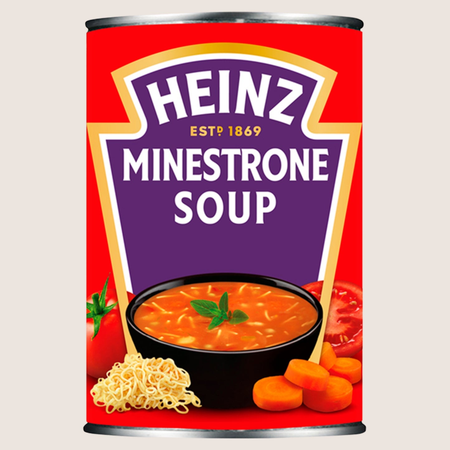Heinz Minestrone Tinned Soup Low Fat 400g