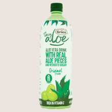 Grace Say Aloe Aloe Vera Drink with Real Aloe Pieces and Reduced Sugar Original Flavour No Artificial Additives