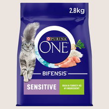 Purina ONE Sensitive Turkey Dry Cat Food With Omega Oils 2.8kg