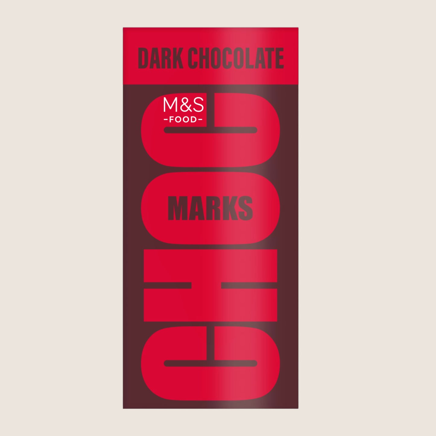 M&S Choc Marks Dark Chocolate 180 g