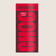 M&S Choc Marks Dark Chocolate 180 g