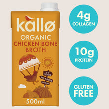 Kallo Organic Chicken Bone Broth Gluten Free 500ml