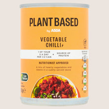 ASDA Plant Based Vegetable Chilli No Artificial Additives 392g