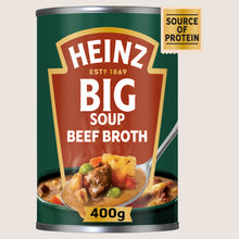 Heinz Beef Broth Chunky Big Soup Low Fat 400g
