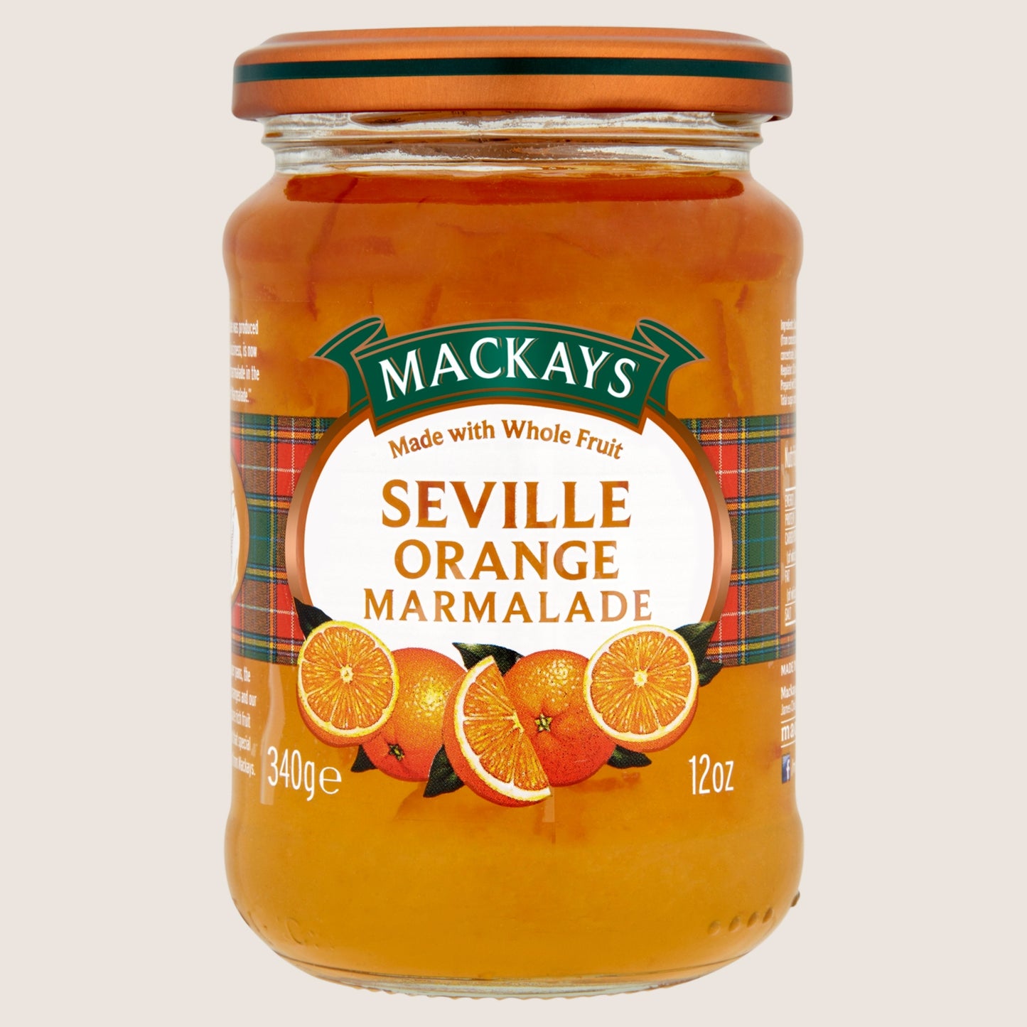Mackay's Seville Orange Marmalade No Artificial Additives 340g