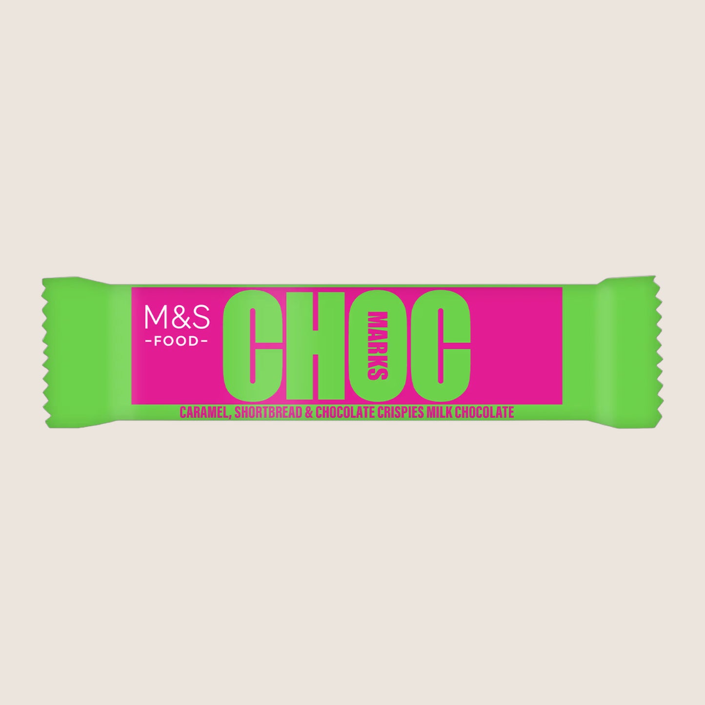 M&S Choc Marks Caramel And Shortbread 50 g