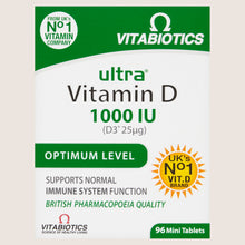 Vitabiotics Vitamin D 1000 IU Optimum Level 96 Mini Tablets