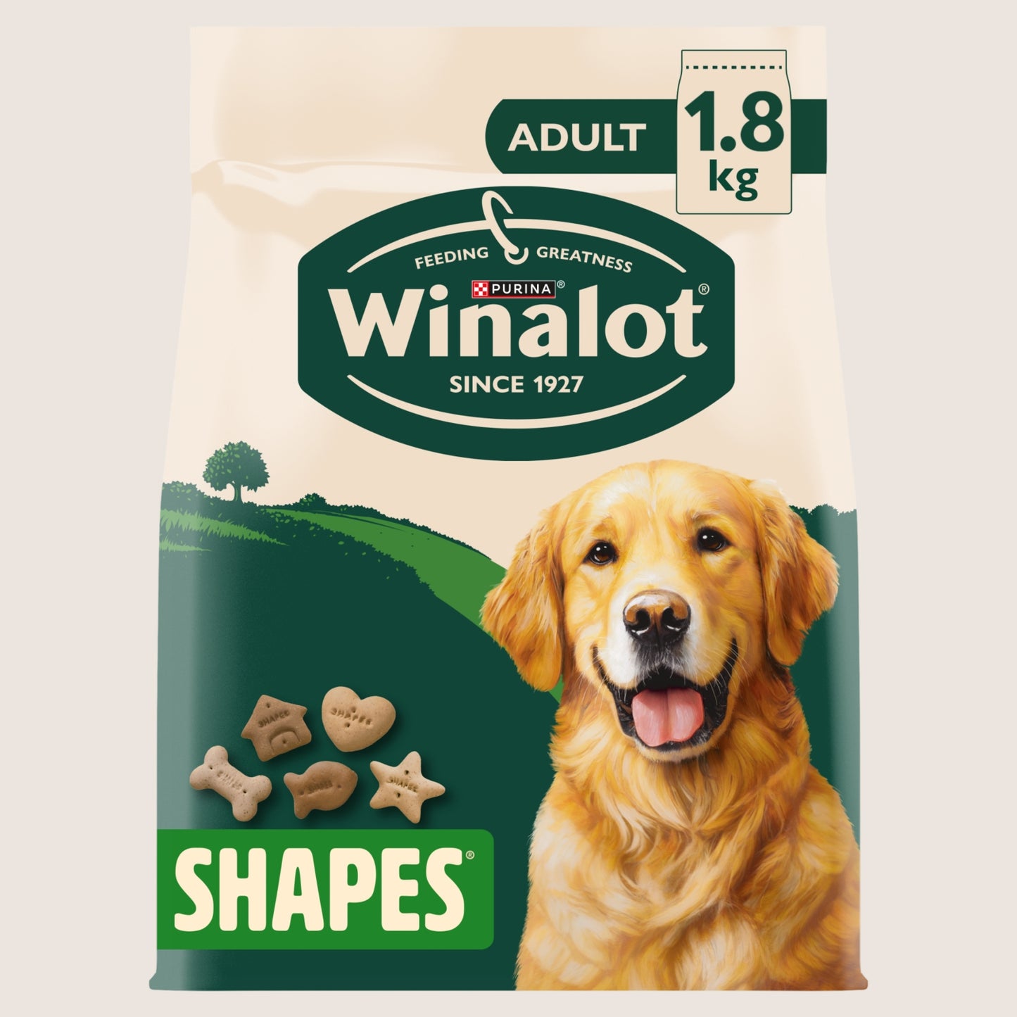 Winalot Shapes Dog Biscuits Nutritionally Complete 1.8kg