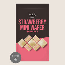 M&S Strawberry Mini Wafer Squares 125 g