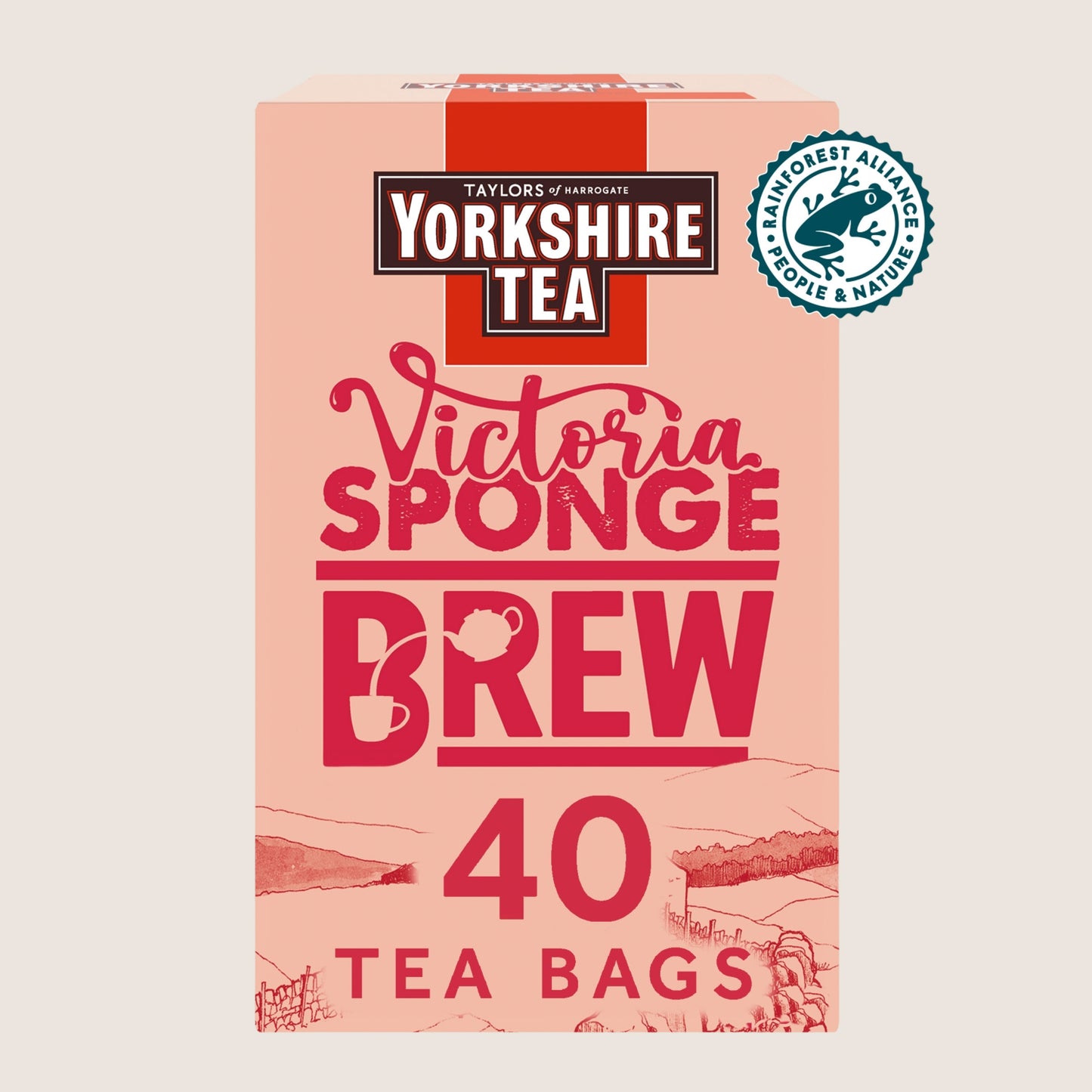Taylors of Harrogate Yorkshire Tea Victoria Sponge Brew Rainforest Alliance Certified