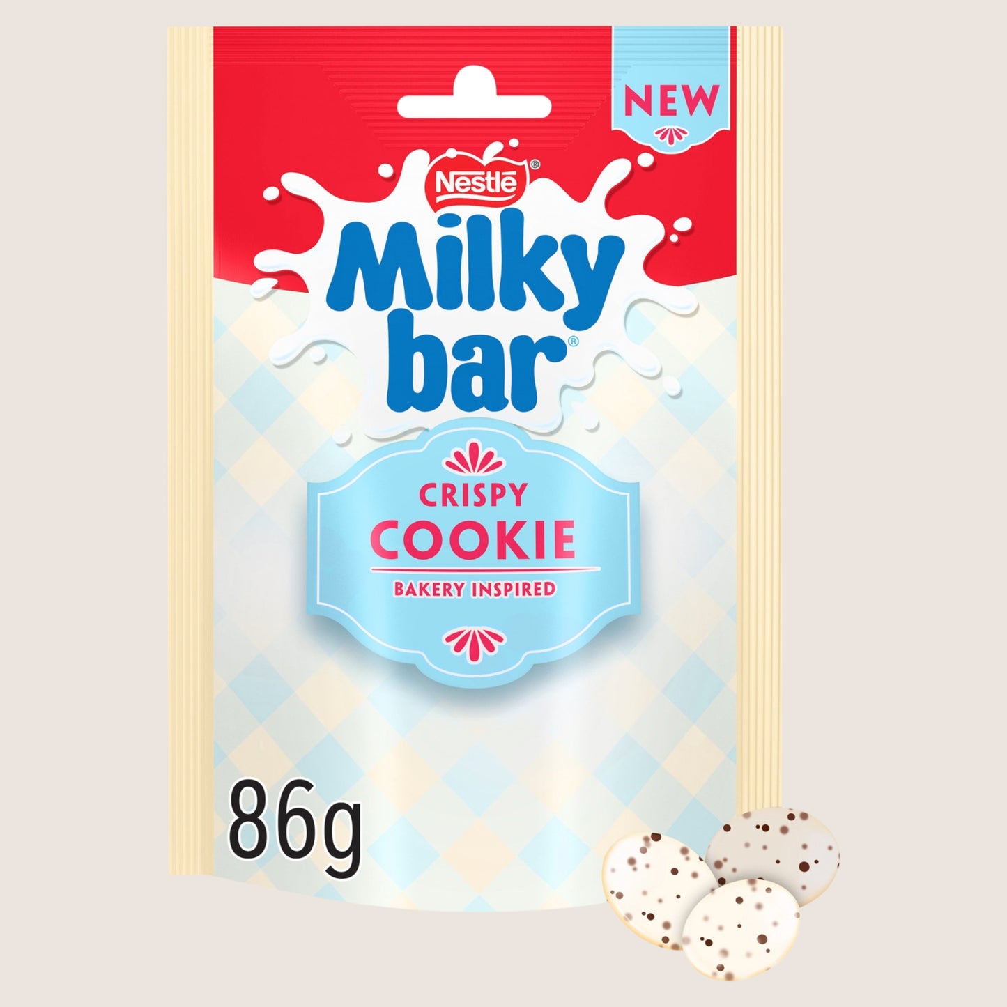 Milkybar Buttons Crispy Cookie White Chocolate Sharing Bag 86g
