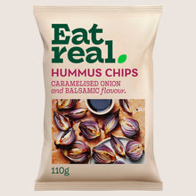 Eat Real Caramelised Onion & Balsamic Flavour Hummus Chips Sharing Gluten Free 110g