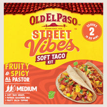 Old El Paso Street Vibes Al Pastor Soft Taco Kit No Artificial Additives 257g