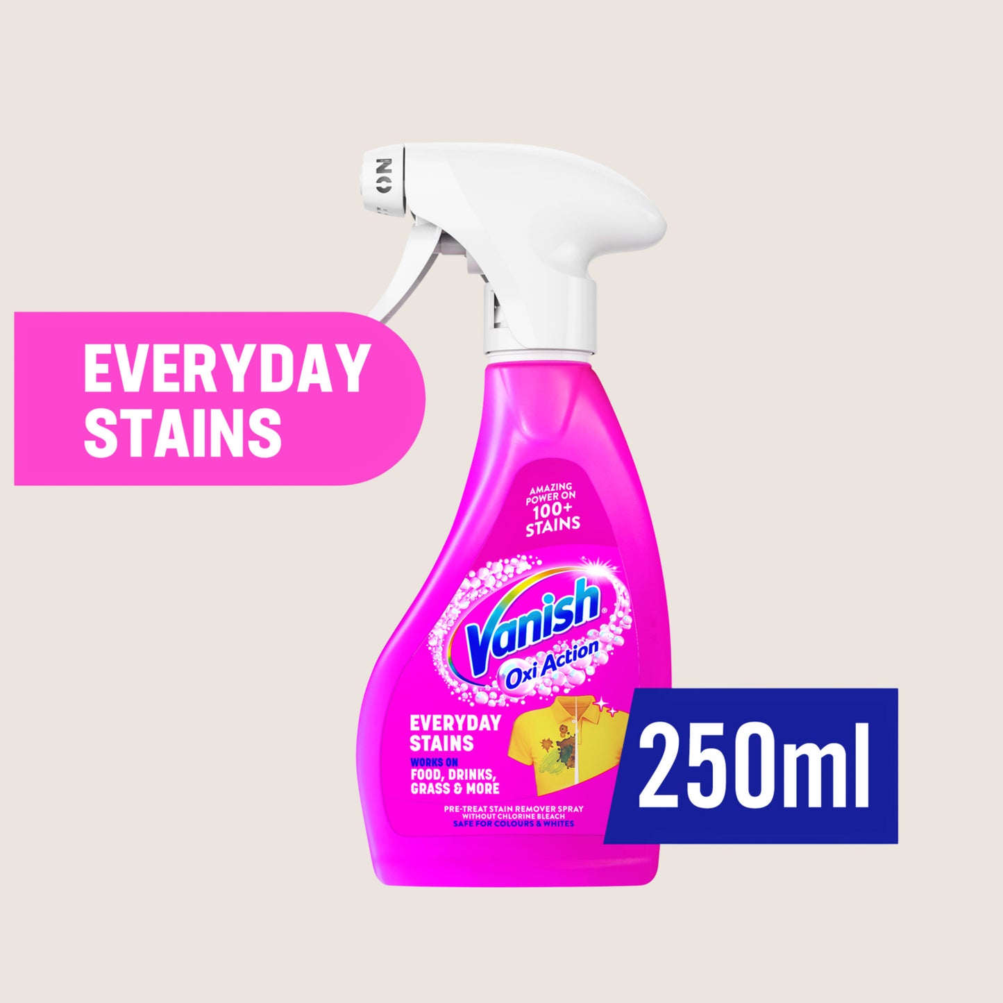 Vanish ' Oxi Action Fabric Stain Remover Pre-Wash Spray 250ml