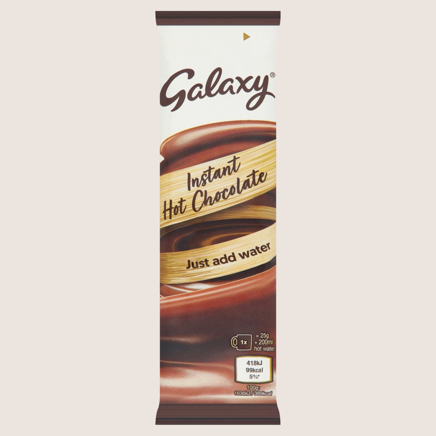 Galaxy Instant Hot Chocolate No Artificial Additives 25g