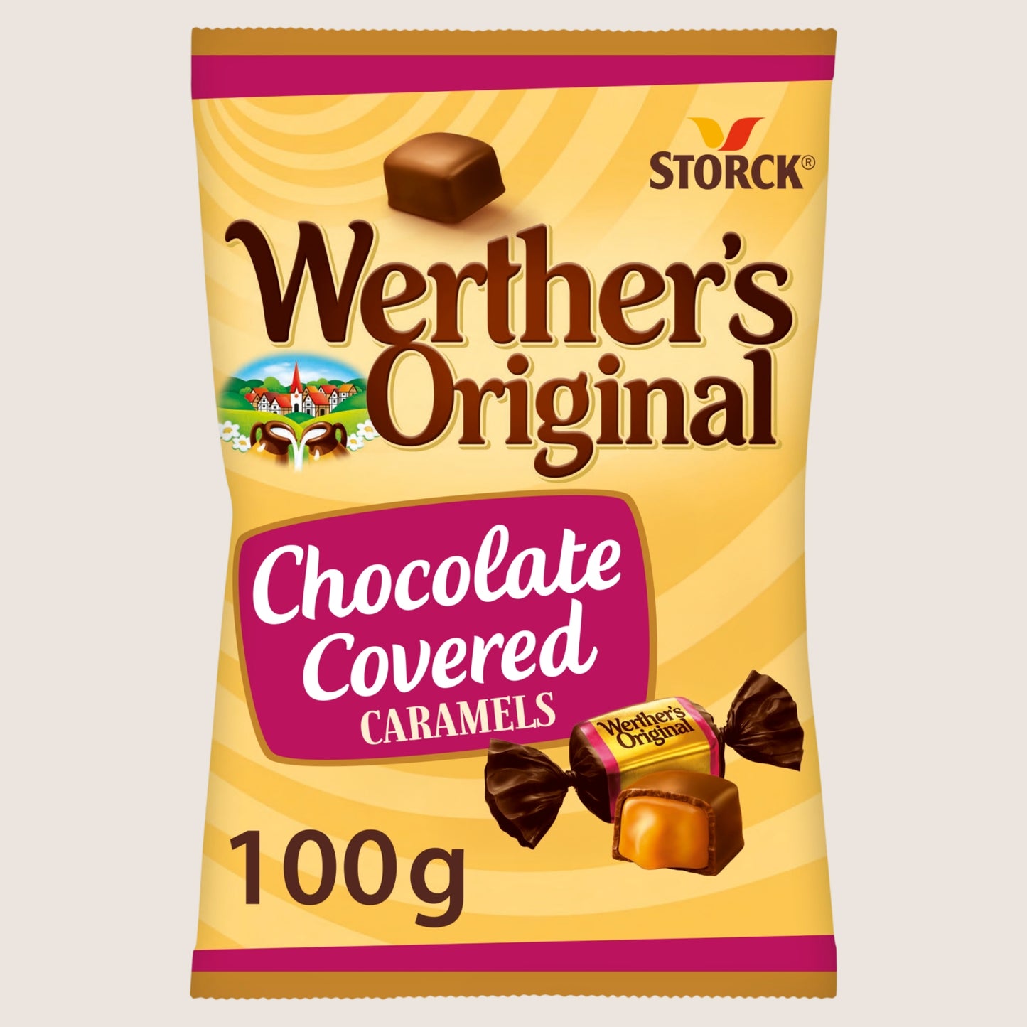 Werthers Chocolate Covered Caramels 100g