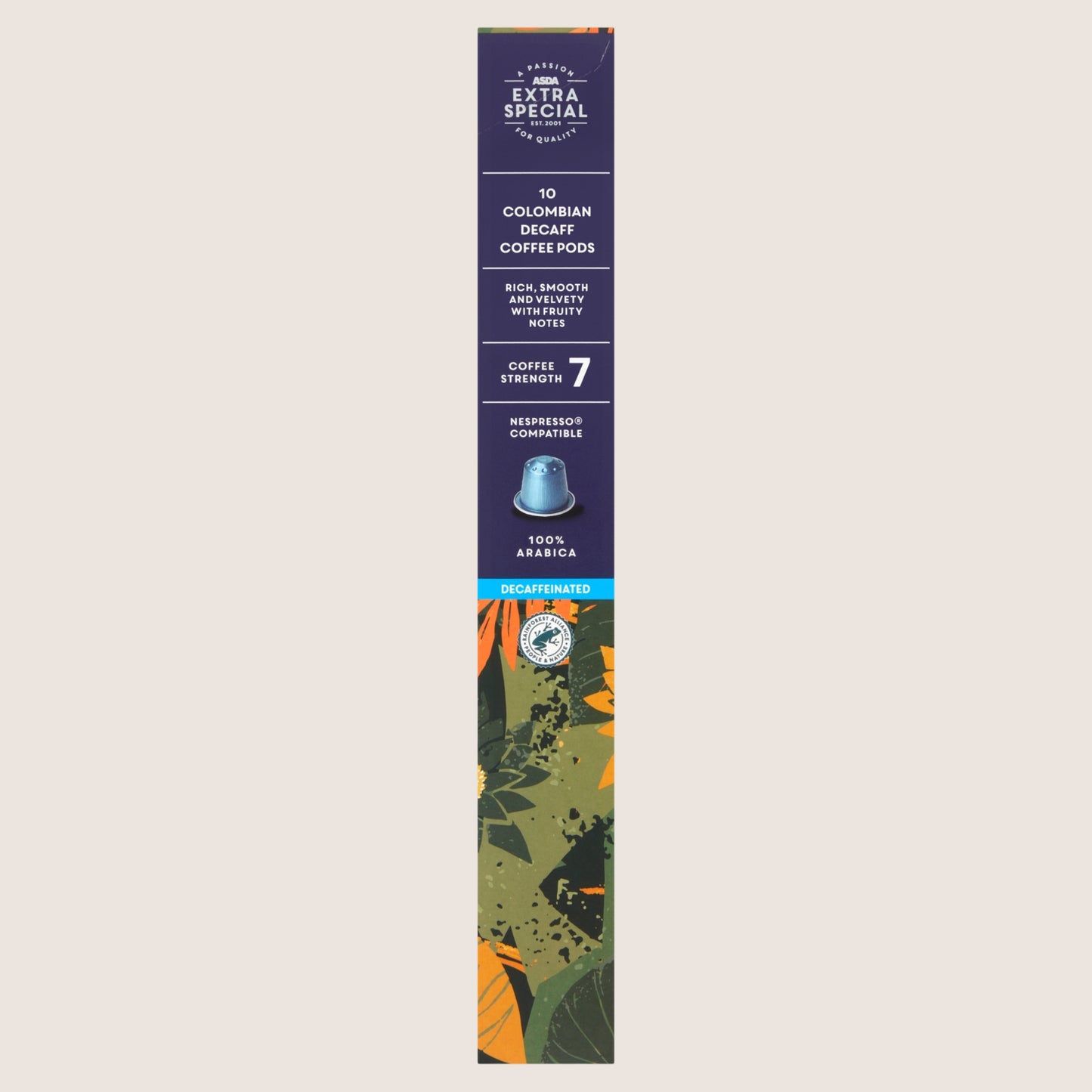 ASDA Extra Special 10 Decaf Colombian Coffee Pods Decaffeinated 54g