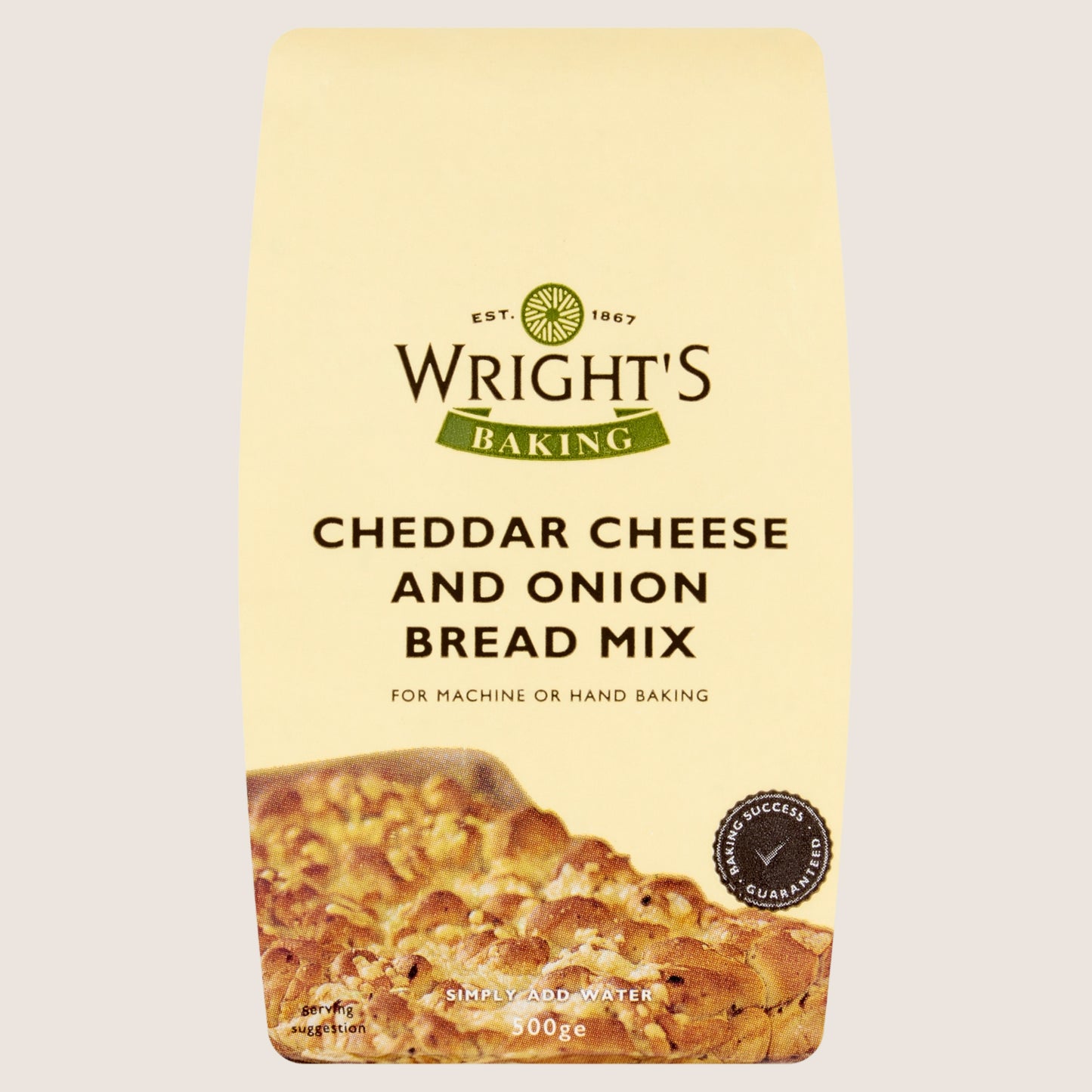 Wright's Baking Baking Cheddar Cheese and Onion Bread Mix Premium Quality 500g