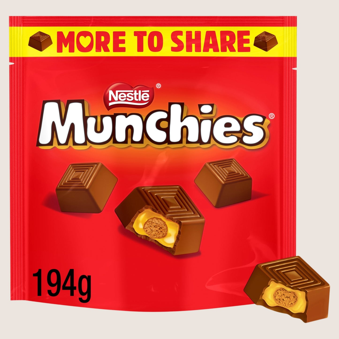 Munchies Milk Chocolate & Caramel Sharing Bag 194g