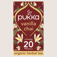 Pukka Organic Vanilla Chai Tea 20 Home Compostable Herbal Tea Bags 40g