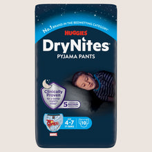 Huggies Bedwetting Pyjama Pants Age 4-7 17 Gentle Formula 30kg