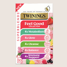 Twinings Superblends Feel Good Collection 20 Tea Bags No Artificial Additives 38.4g