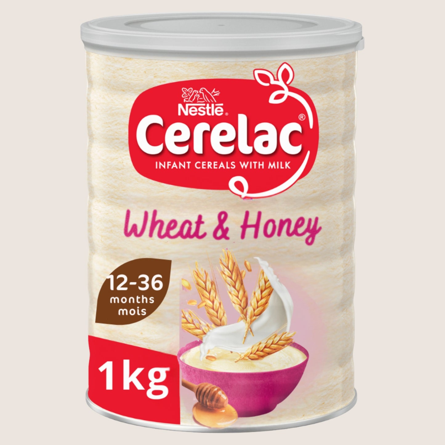 Cerelac Infant Cereals with Milk Honey & Wheat 12+ Months Gentle Formula 1kg