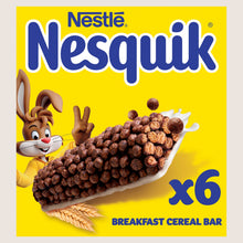 Nestlé Nesquik Chocolate Breakfast Cereal Bars Multipack  Vitamin Fortified 6 x 25g