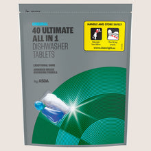 ASDA Ultimate All in 1 Original Dishwasher Tablets 40 x () 12.5g