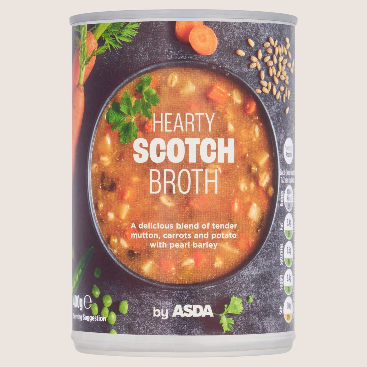 ASDA Hearty Scotch Broth No Artificial Additives 400g
