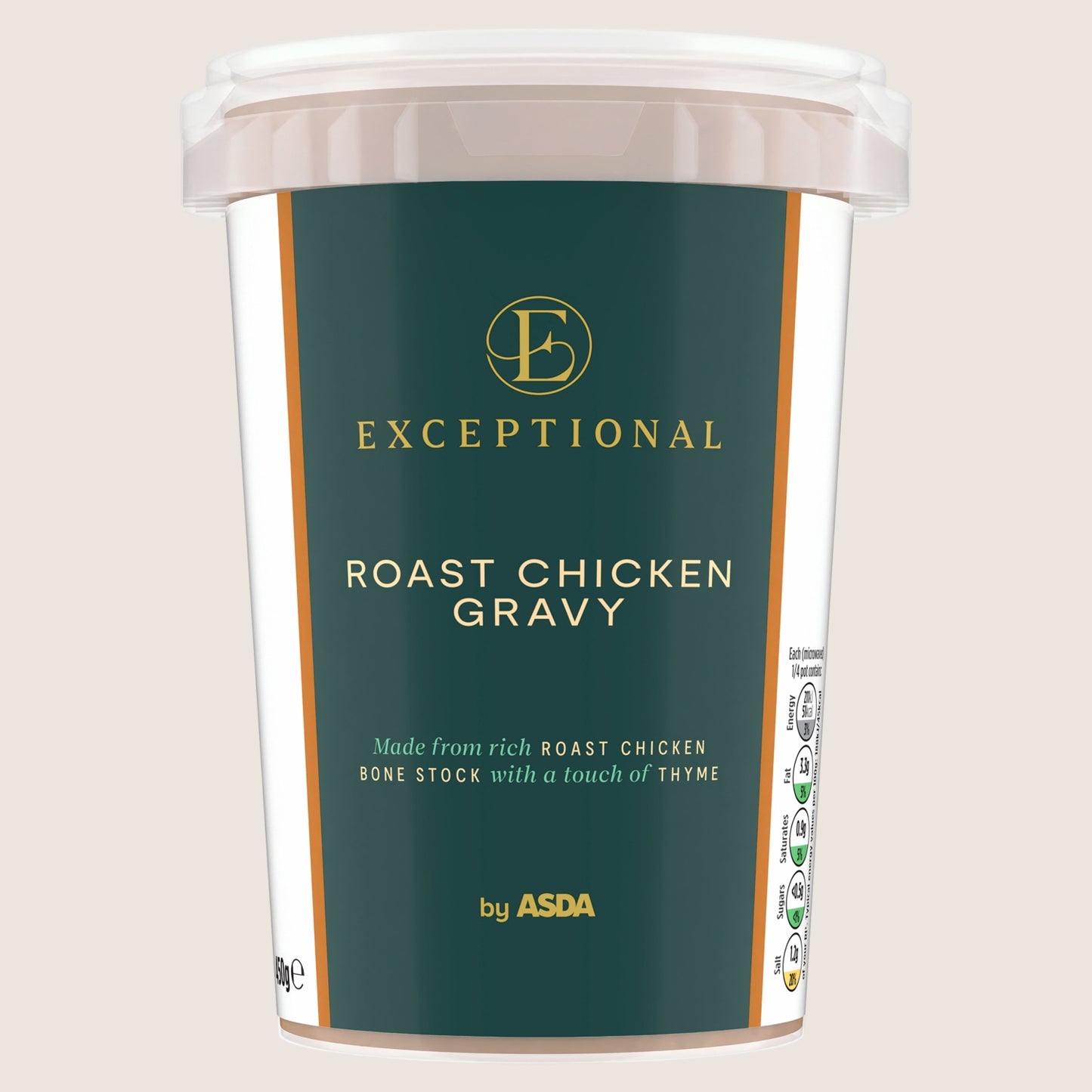 Exceptional By ASDA Roast Chicken Gravy No Artificial Additives 450g
