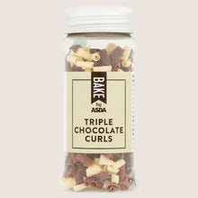 BAKE by ASDA ASDA Triple Chocolate Curls Premium Quality 30g