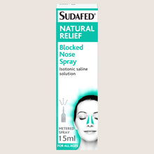 Sudafed Natural Relief Blocked Nose Spray No Preservatives