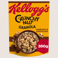 Kellogg's Crunchy Nut Chocolate & Hazelnut Breakfast Granola Vitamin Fortified 380g