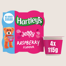 Hartley's No Added Sugar Raspberry Flavour Jelly 4 x 115g