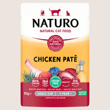 Naturo Natural Cat Food Chicken Paté Adult Cat 1 Year + Grain Free 85g