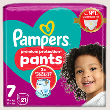 Pampers Premium Protection Nappy Pants Size 7, , + Essential Pack Dermatologist Tested 21 Nappie 15kg
