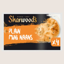 Sharwood's 4 Plain Mini Naan Breads Free From Artificial Colours